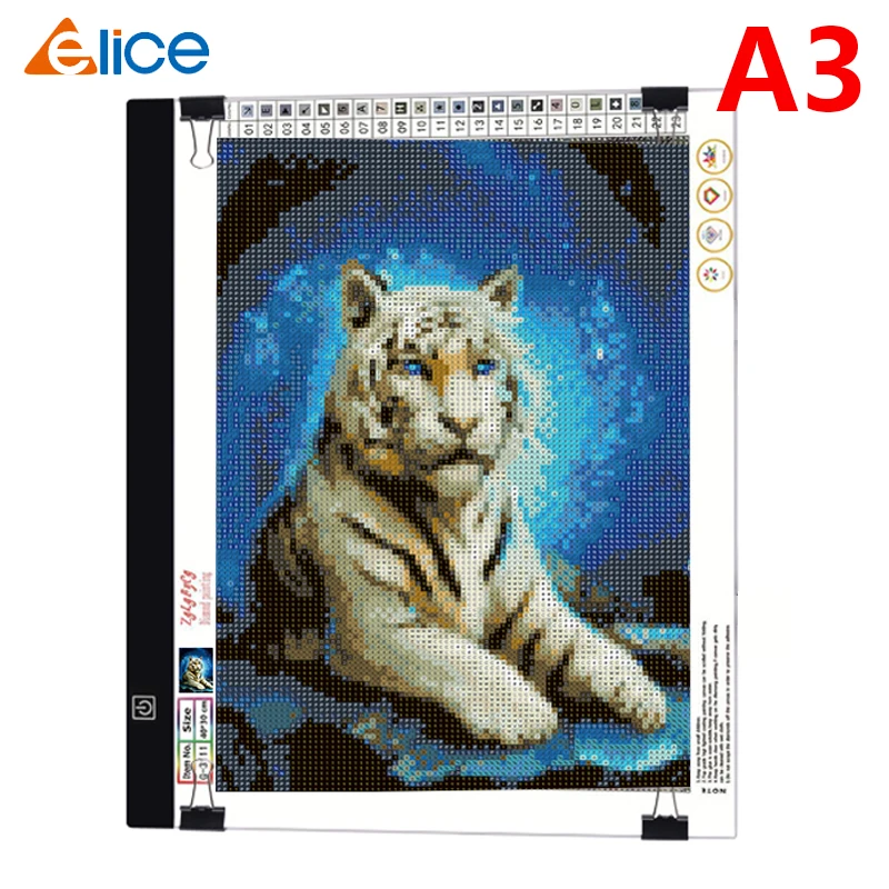 Планшет для рисования Elice A3 цифровой планшет Wacom USB светодиодная подсветка