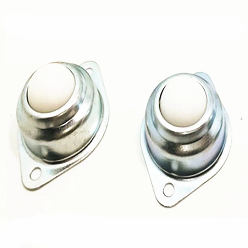 5Pcs or 10Pcs Dia 5/8'' 15.875mm CY-15A 10kg Nylon Ball Metal Transfer Bearing Unit Conveyor Roller Wheels Flange