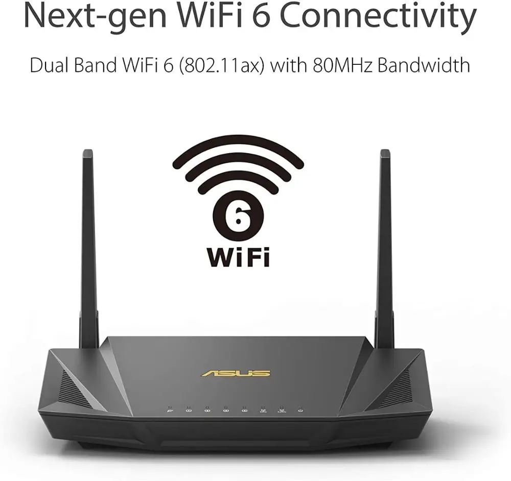 ASUS RT AX56U AX1800 WiFi 6 двухдиапазонный роутер пожизненная интернет безопасность с