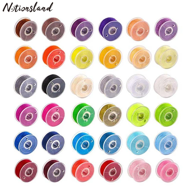 20Pcs Bobbins Sewing Thread Standard Size Compatible Polyester Thread for  Sewing Machine Embroidery Thread Sewing Thread DIY - AliExpress