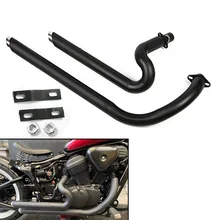 Para honda steed sombra 400 600 vlx400 vlx600 vt400c vt600c vt600 todos os anos sistema de escape tubo arrastar tubos kit silenciadores silenciador