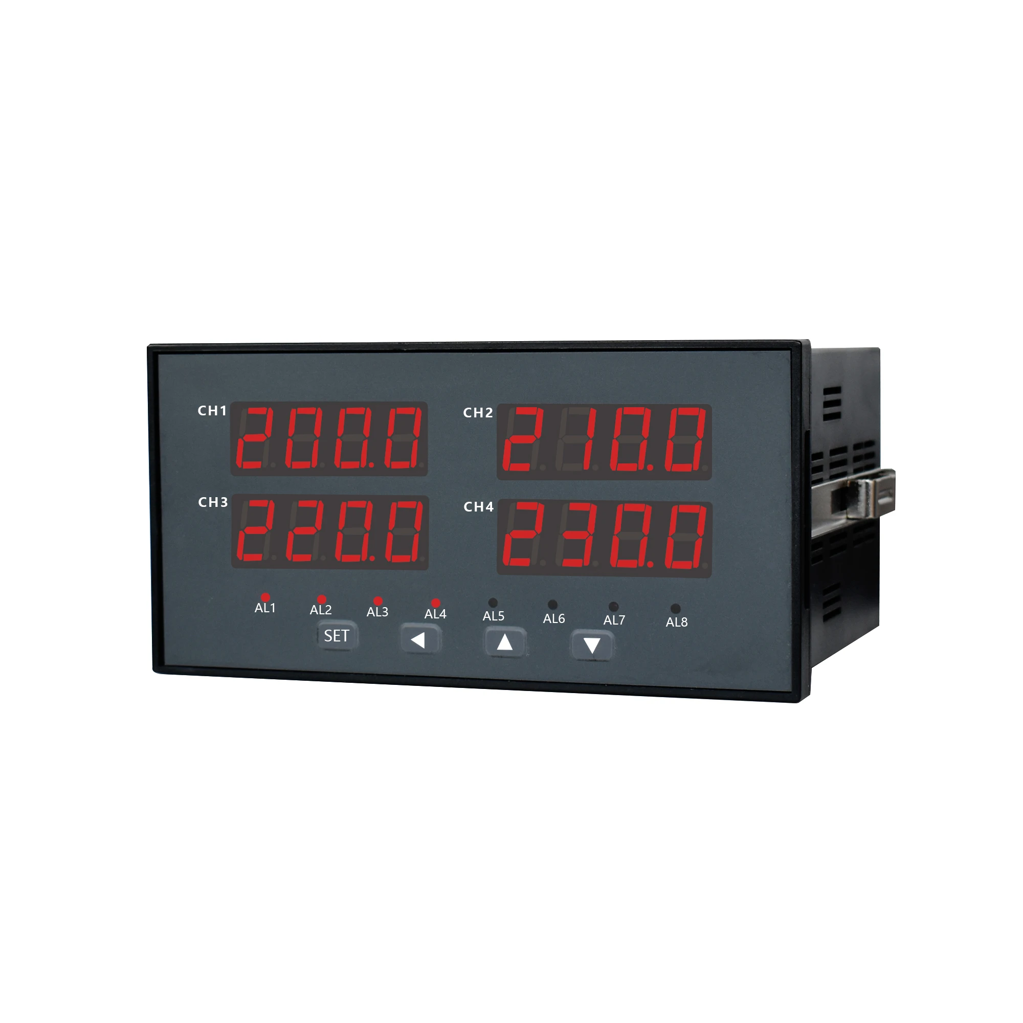

New Four-way temperature controller universal input 4-channel temperature meter multi-channel 4-20mA intelligent adjustment