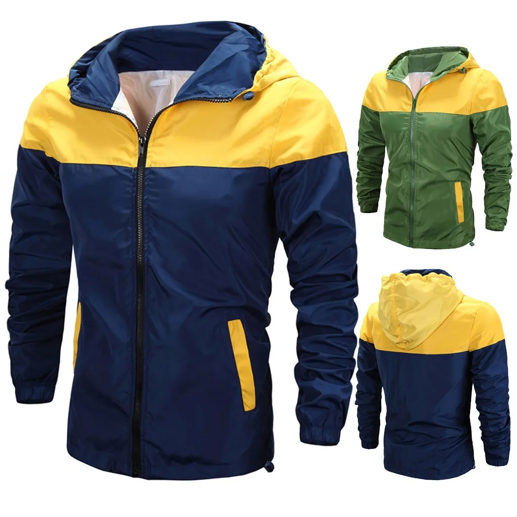 

Men Hooded Softshell For Windproof And Waterproof Soft Coat Shell Jacket camping Casual Jackets Clothes Coat Coats & Jackets