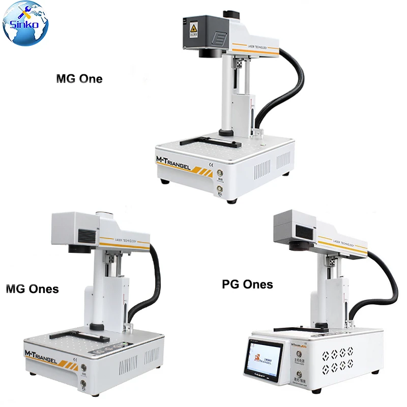 M-Triangel MG one/MG ones/PG oneS 20 Вт волоконный лазерный гравер машина для ЖК-резки гравировка печатная машина для iPhone задняя крышка