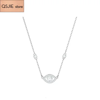 

QSJIE High quality SWA angel eye advanced women's Necklace Charming fashion jewelry