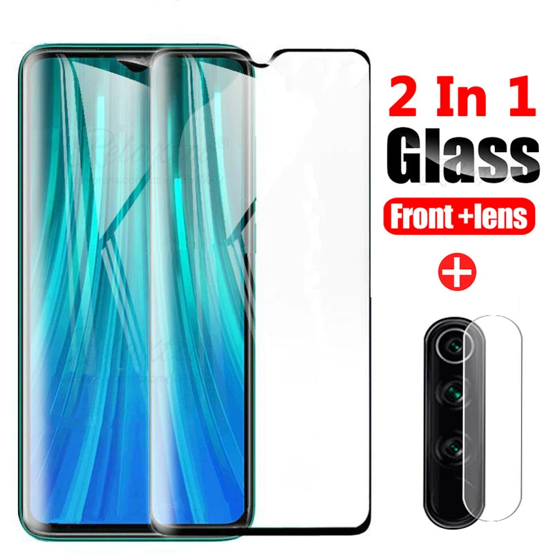 

2 in 1 For Redmi Note 8 t Tempered Glass for Xiaomi Redmi Note 8 Pro Redmi Note 8t Screen Protector Camera Lens Protective Film