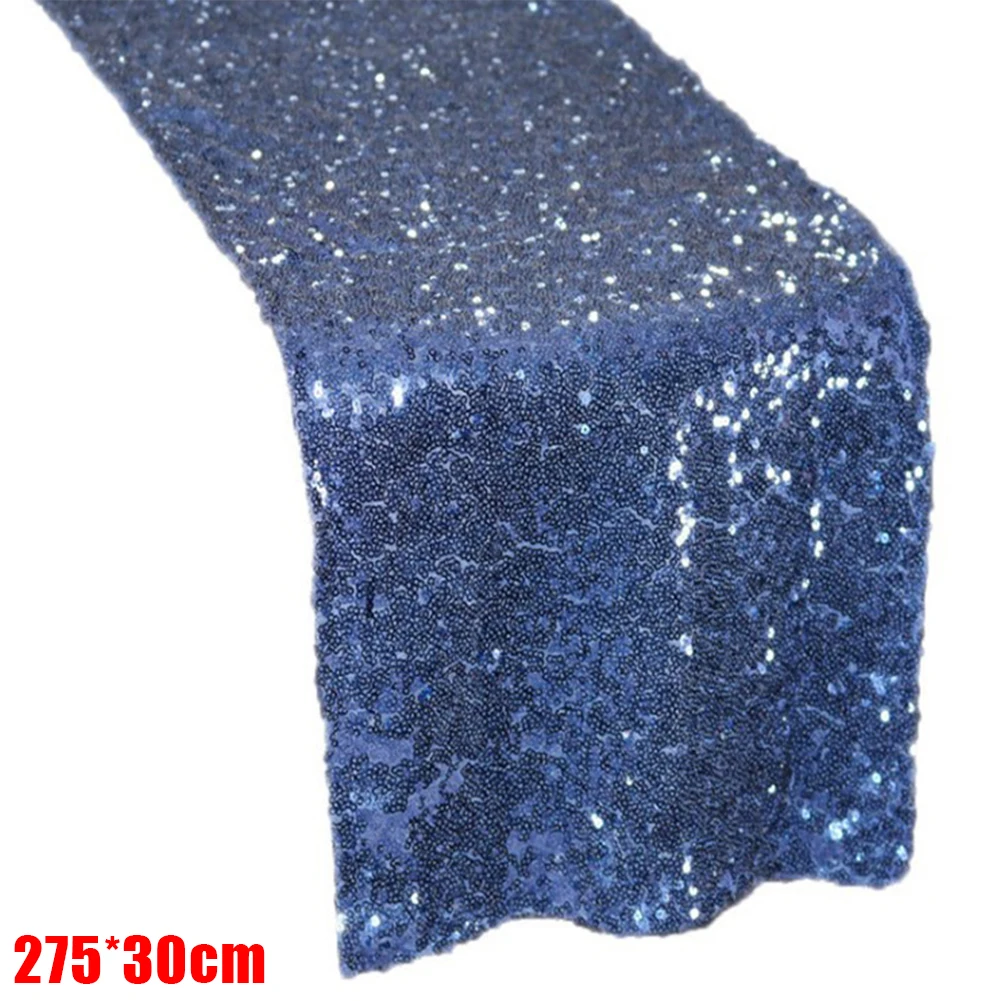 Dark Blue День рождения Paillette бытовой отель чистый цвет коврик для вечеринок, скатерть покрывает фестиваль украшения Современные поставки Tablelcoth - Цвет: Dark Blue