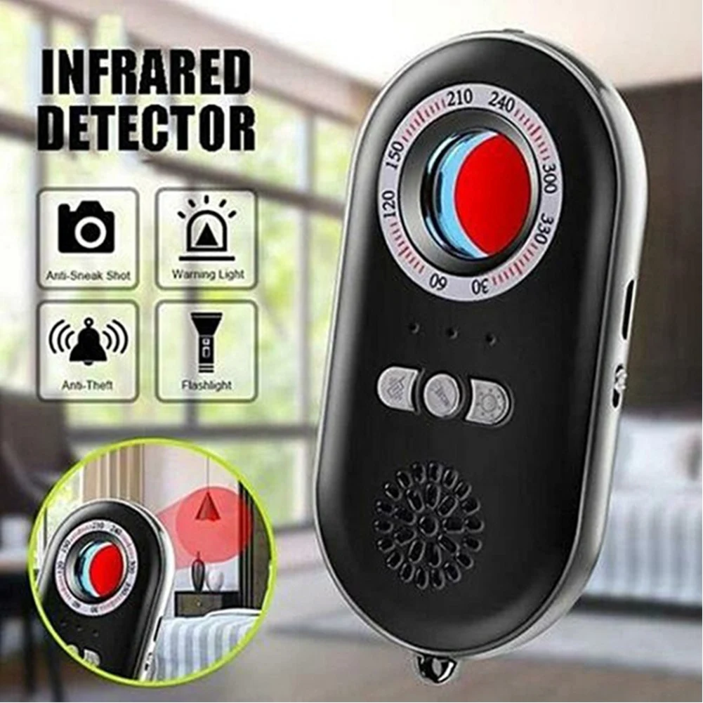

Multi Function Infrared Detector Hotel Monitoring Anti-Spying Monitoring Sound And Light Alarm Instrument Night Flashlight