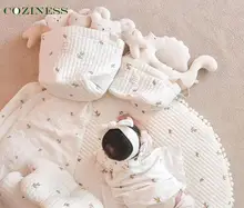 COZINESS bolsa organizadora de ropa y pañales de bebé, bolsa de algodón con patrón de dibujos animados Simple, multifunción, para viaje al aire libre, para mamá