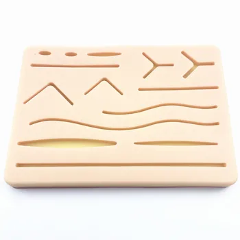 

Y Traumatic Skin Model Suturing Training Pad with Wound silicone suture Practice pad