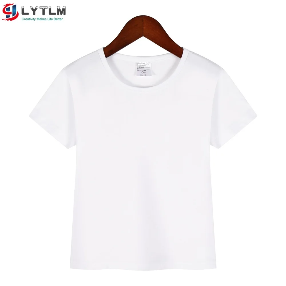LYTLM/детская черная рубашка футболки для мальчиков из модала Camiseta/рубашки для девочек футболки для девочек размер 8 vetement fille Детская футболка с металлическим принтом - Цвет: Белый