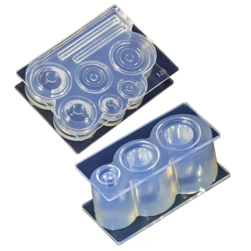 

Handmade Silicone Mold Resin Crafts Decorative DIY Hollow Bottle Cup UV Crystal Epoxy Molds