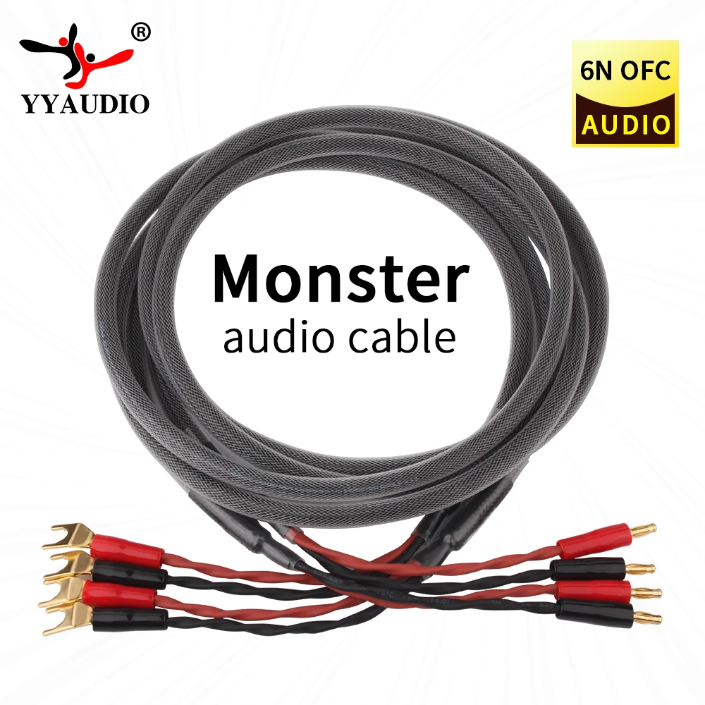 Hifi Speaker Cables Banana Plugs Hifi Audio Cable Wire Speaker Hifi