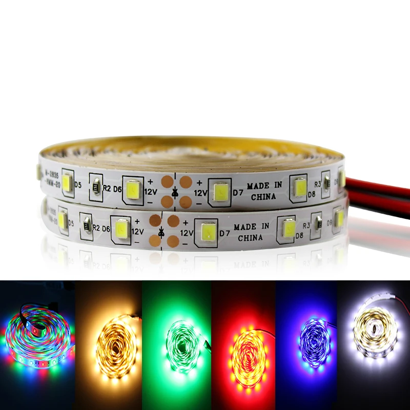 

5m 10m LED Strip Light 12V waterproof RGB Flexible diode tape ribbon with remote control red blue warm white green