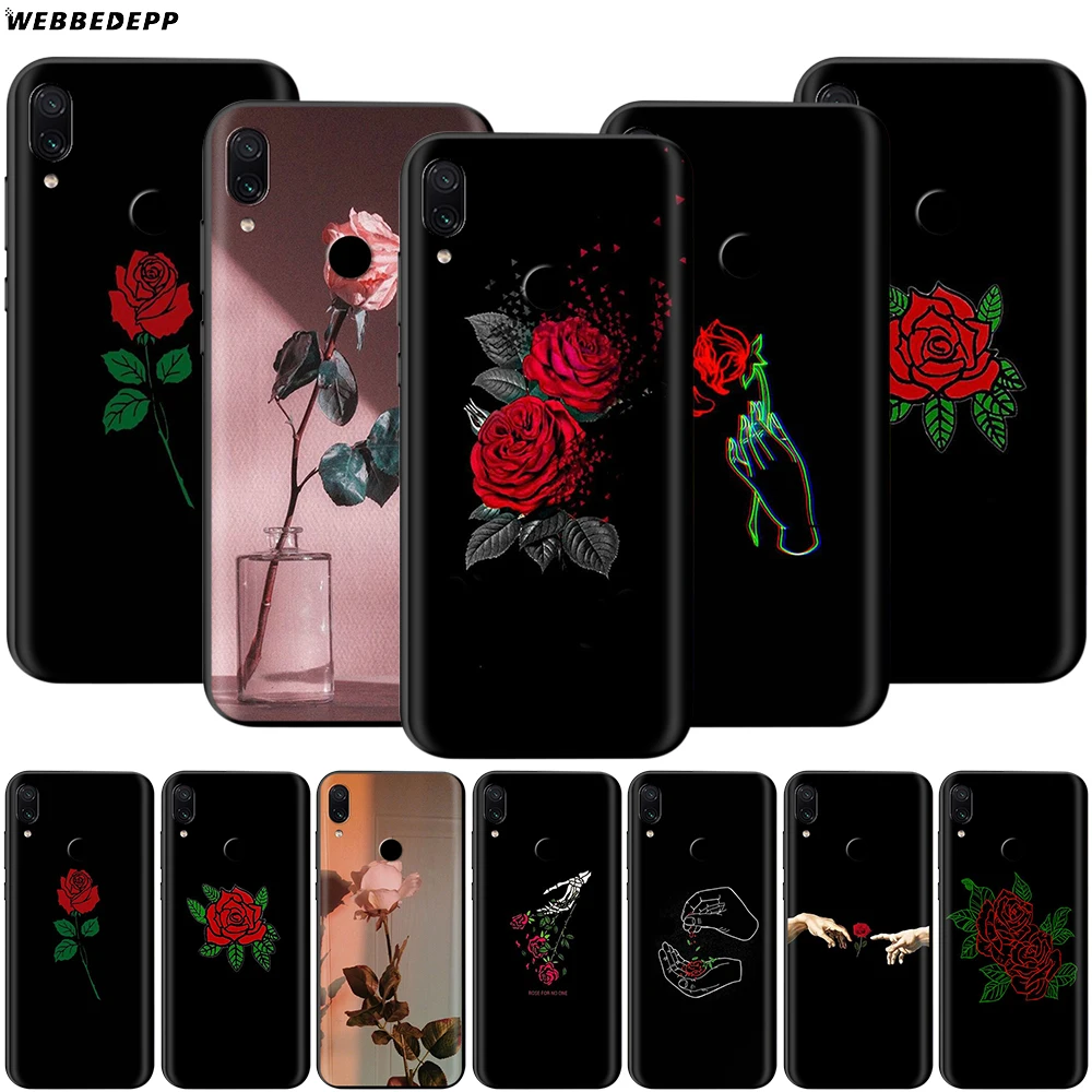 Черный эстетический розовый чехол для Xiao mi Red Note 8 3 6 9 A1 A2 A3 8A 6X9 T CC9 Lite SE Pro Max F1