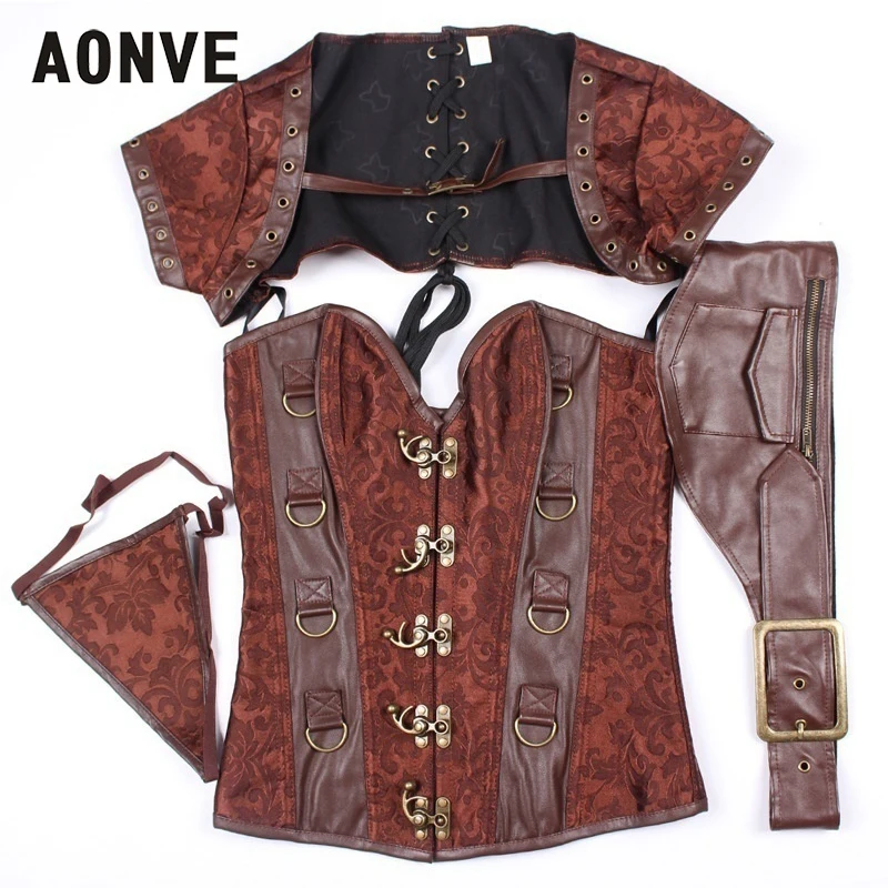 vintage brown corset (14)