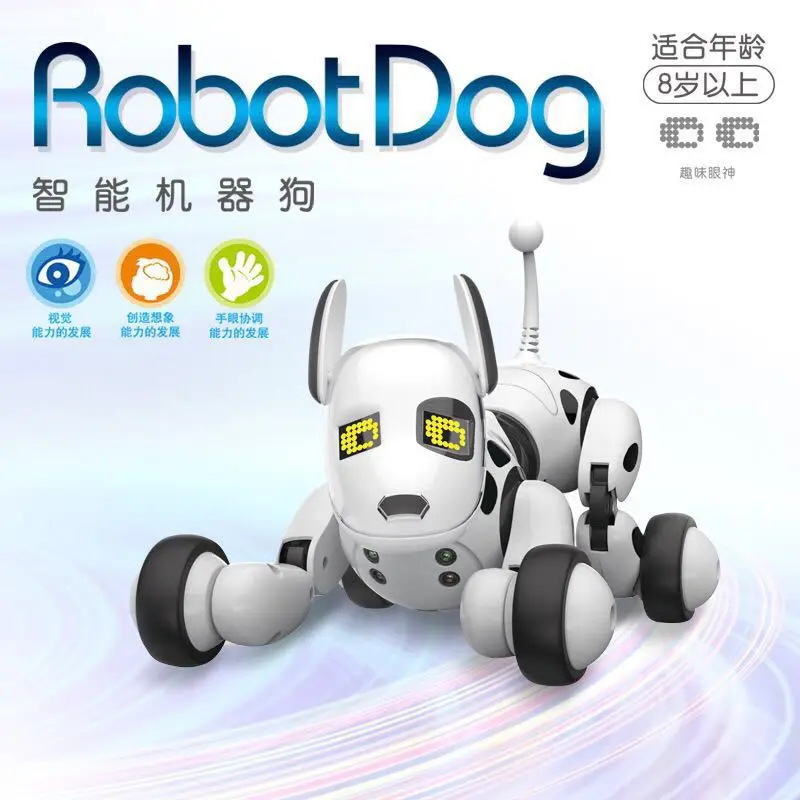 

Smart Mechanical Toy Dog 2.4G Wireless Remote Control Dog New Educational Electric Dancing Programming Dog Art Do G