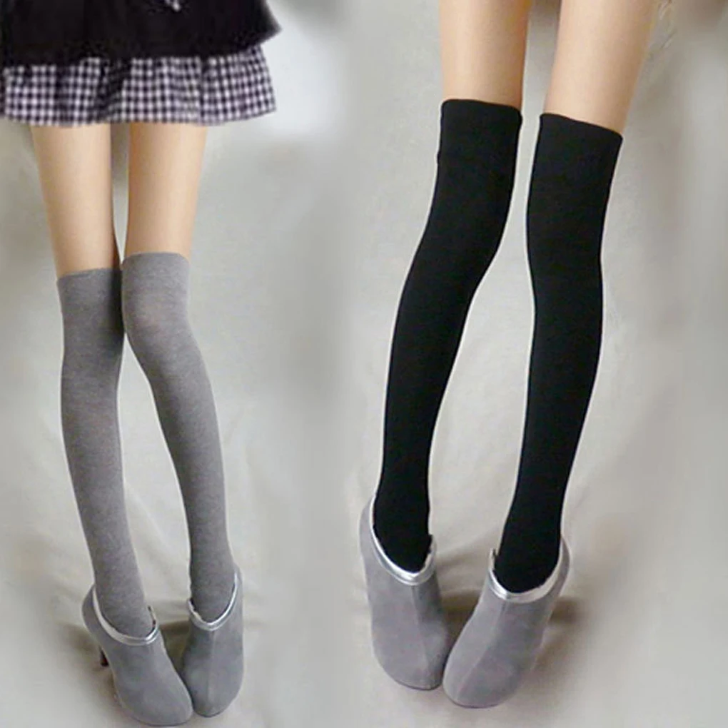 Sexy Socks Striped Long Socks Women Long Stockings Warm Thigh High Socks For Ladies Girls New Fashion Striped Knee Socks Women