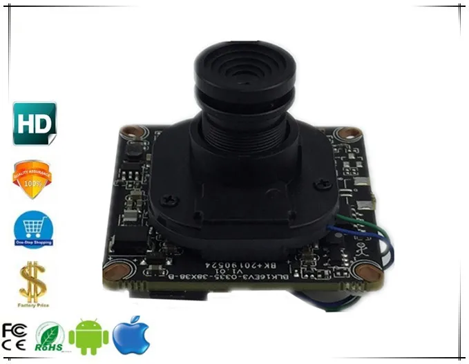 

Sony IMX335+3516EV300 5.0MP 2592*1944 4.0MP 2560*1440@20fps IP Camera Module Board with Lens Low illumination H.265 ONVIF CMS