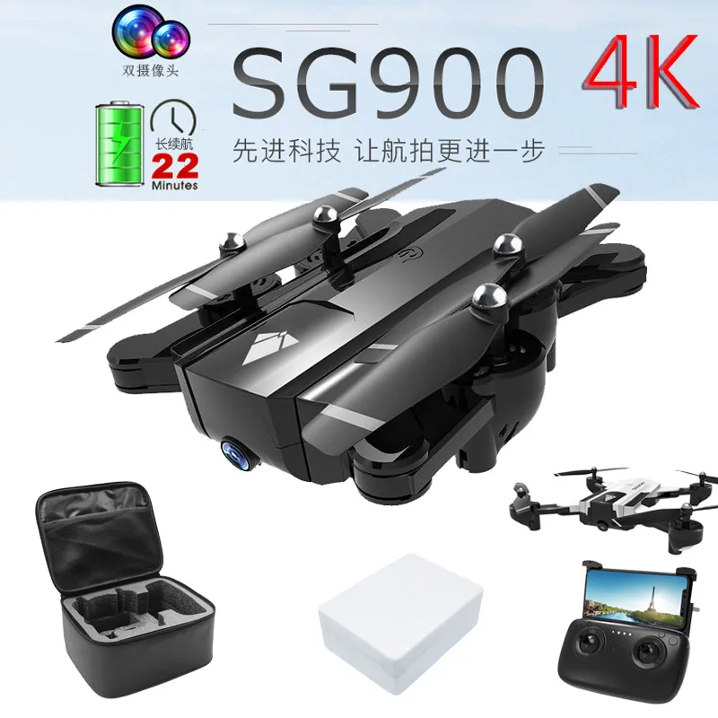 

Sg900 Folding Unmanned Aerial Vehicle 4K Aerial Photography Optical Flow Double Camera Ultra-long Life Battery Remote-control Fo