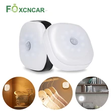 PIR датчик движения освещение кухонного шкафа спальни беспроводной шкаф светильник датчик лестницы ночной Светильник Oswietlenie светодиодный Lampe Schrank