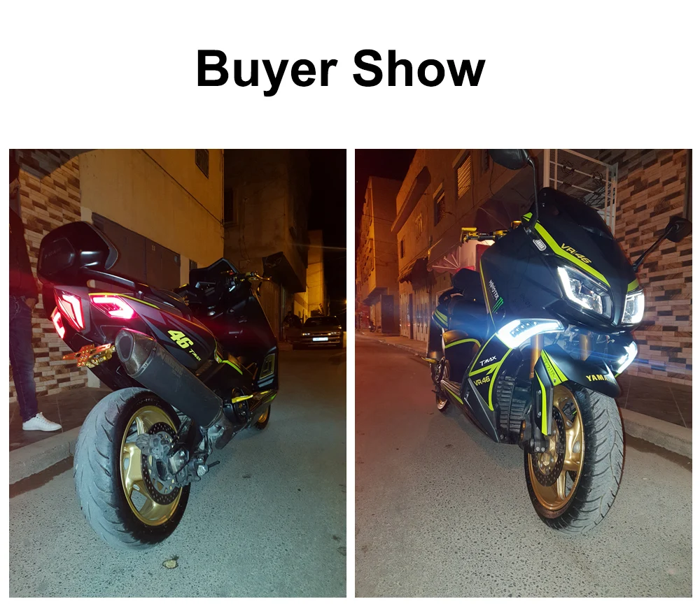 Для TMAX 530 светодиодная сигнальная лампа поворота для YAMAHA T Max Tmax TMax530 2012 2013 2014 2015 2016