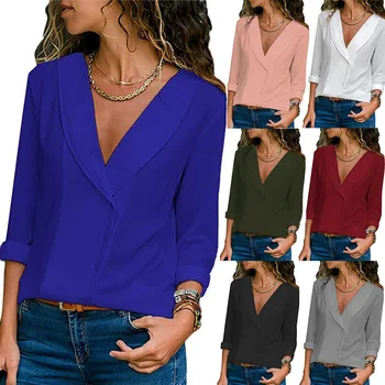 

New 2020 Spring Summer Women Casual Blouse Shirt Top