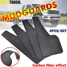 Vorne Hinten 4 stücke Set Universal Schlamm Flaps Splash Guards Kotflügel Carbon Faser wirkung Schmutzfänger Auto Auto Van SUV Pickup zubehör