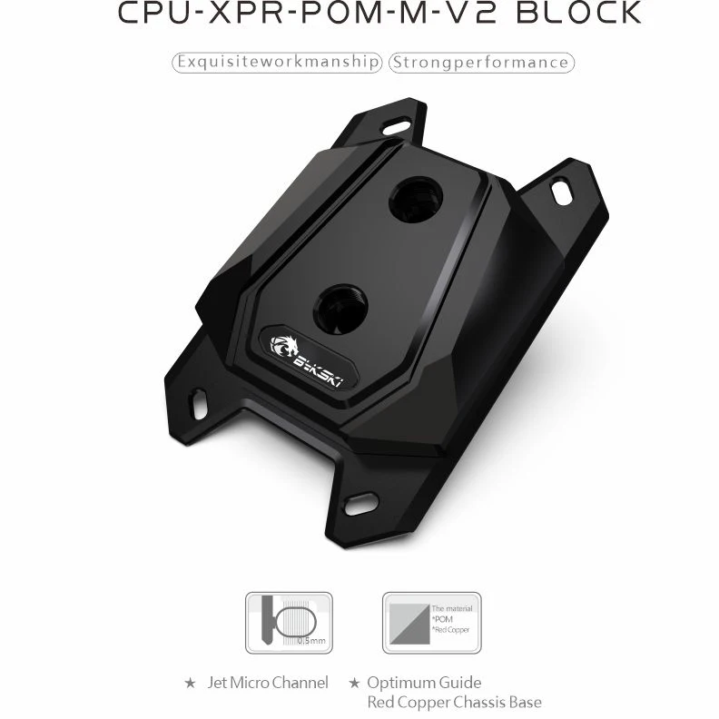 cpu cooler bloco água para amd ryzen3 5 7 x470 pom micro hidrovia