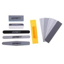 Pre-cut Flexible Flocking Sandpaper for Model Hobby Grinding Polishing 12pcs//set