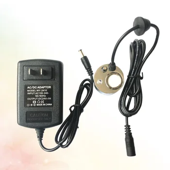 

Color Changing LED Light Ultrasonic Nebulizer Fog Water Fountain Pond Atomizer Mist Maker with US Plug (Black)