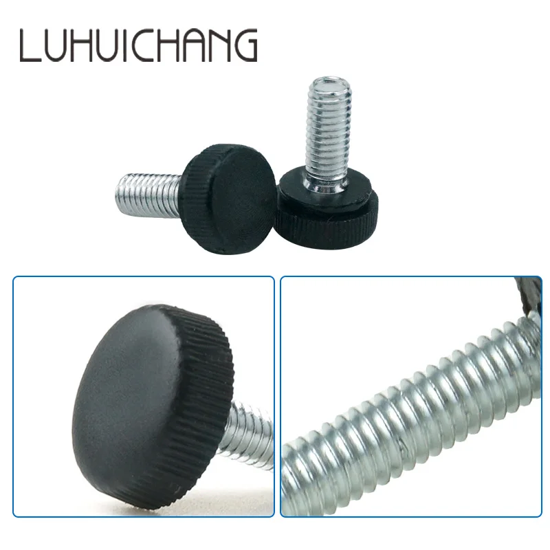 Luhuichang бесплатная доставка 20 шт. m5 12 # черный пластиковый затягивающийся винт для