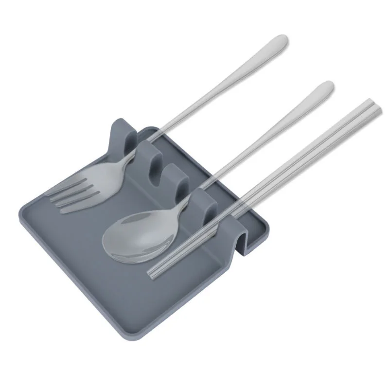 Spoon Rest Utensil Holder Non- Toxic Heat Resistant Kitchen Cooking Tool Durable