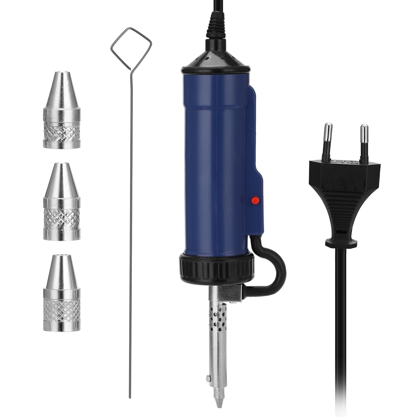 Desoldering Machine ADT03 Automatic Portable Electric Solder Tin Sucker Vacuum Soldering Remove Pump with 3 Suction Nozzle miller welding goggles Welding & Soldering Supplies