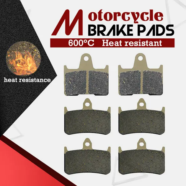 Аксессуары для мотоциклов Moto передние+ задние тормозные колодки для HONDA CB1300 CB 1300X4 1997 1998 1999 2000