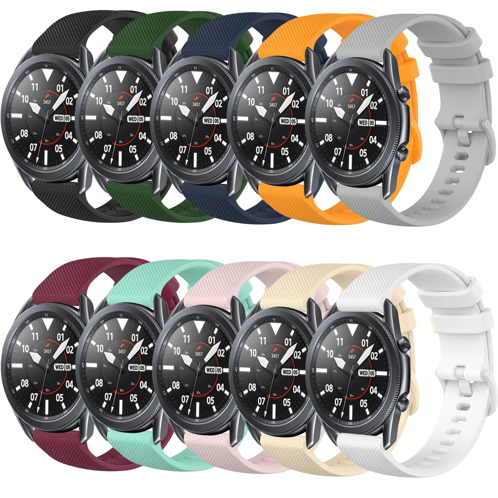 Ремешок резиновый спортивный для Samsung Galaxy Watch 3 45 мм 41 | Электроника