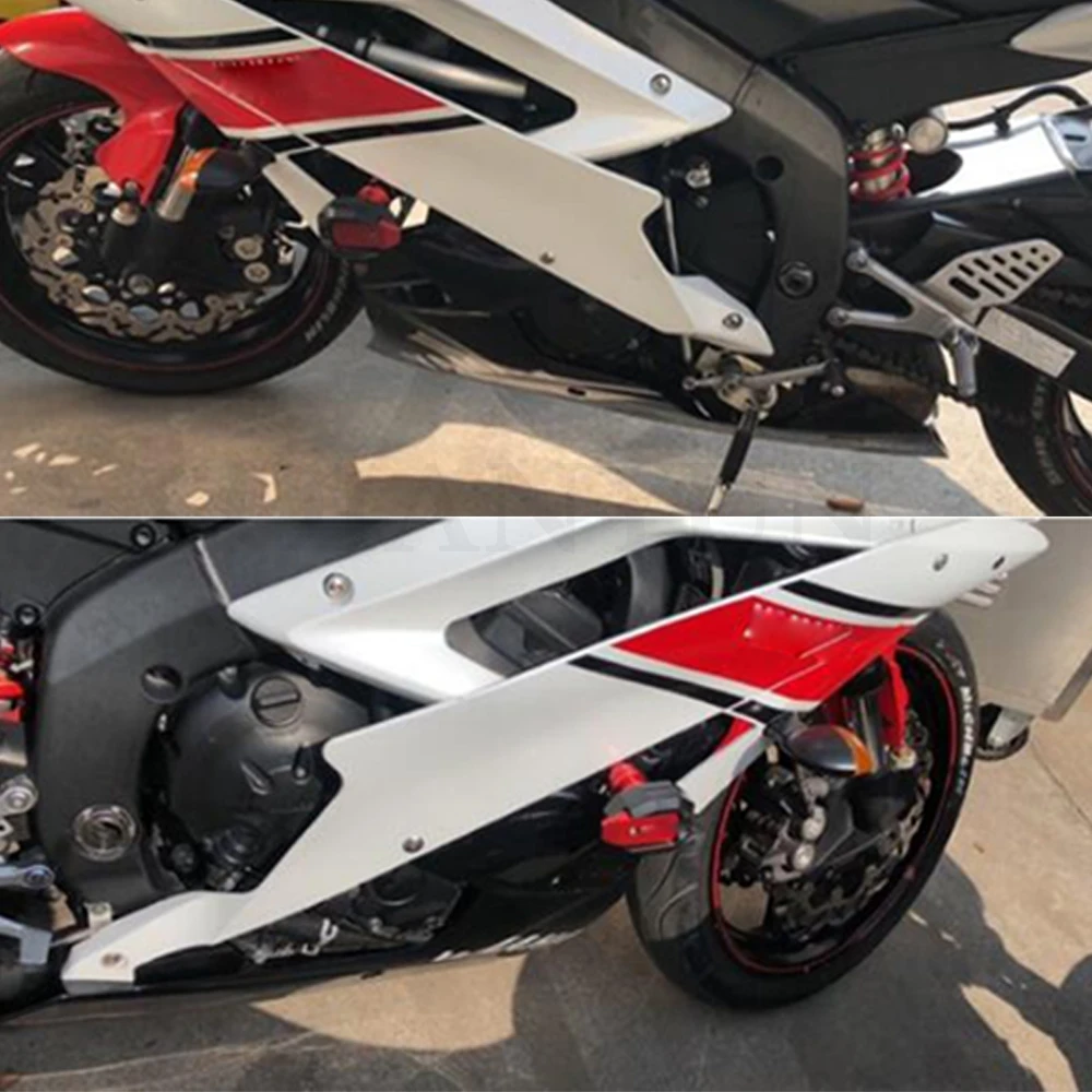 Для yamaha YZF R6 09-16 мотоциклетный гоночный уличный велосипед с ЧПУ крышка двигателя рамка Ползунки Краш протектор
