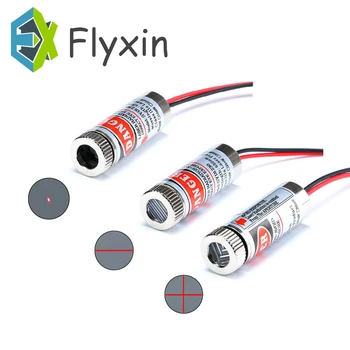 

quality guarantee1Pcs650nm 5mW Red Point Line Cross Laser Module Head Glass Lens Focusable Adjustable Laser Diode Head Industria