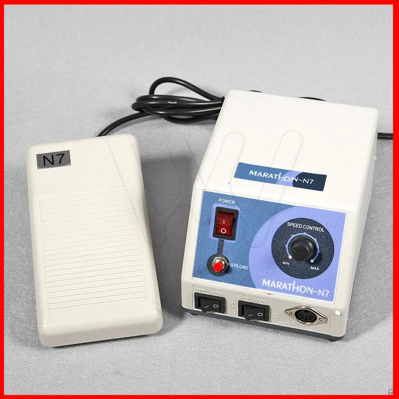 US $122.36 Dental Lab MARATHON Electric Micromotor N7 Micro Polisher With Straight Handpiece And Contra Angle 35K Rpm