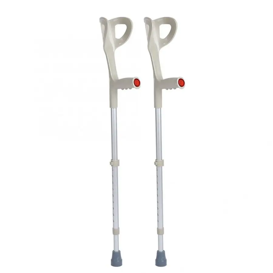 Oversea Fast Shipping 2Pcs Walking Aid Underarm Forearm Crutch Adjustable Disability Arm Cuff Stabilizing Crutches