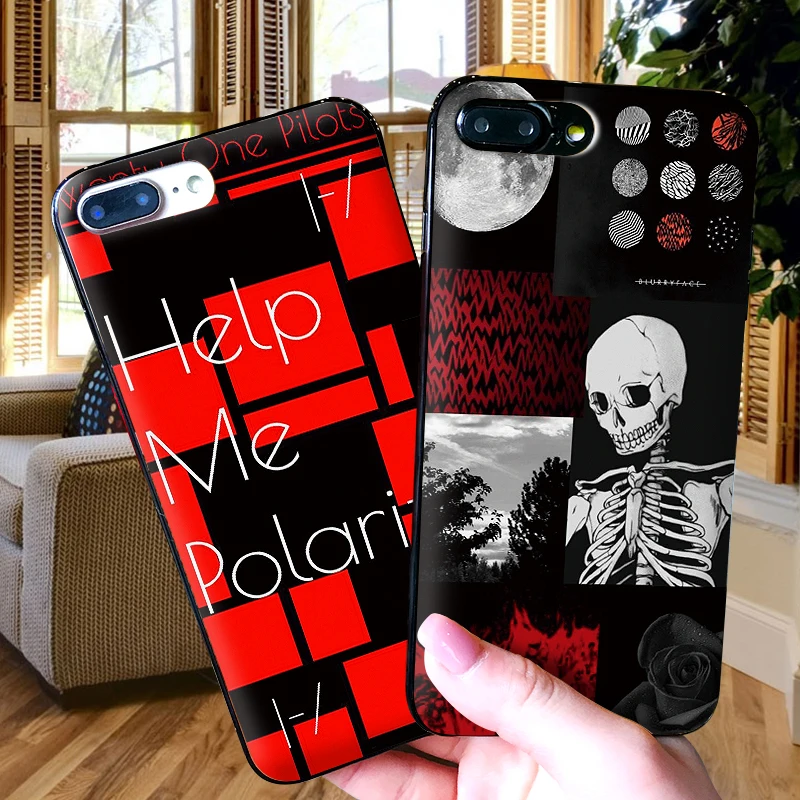 For iPhone 6 6s 7 8 Plus X XR XS Max 5 5s SE Phone Case Twenty One Pilots Collages Soft TPU | Мобильные телефоны и