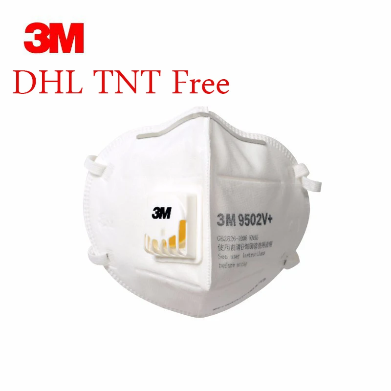 

Free DHL Face Mask FFP3 N95 9502v+ Face Mask Mouth Protective Mascherine PM2.5 Protective Mask Reusable Valve masque