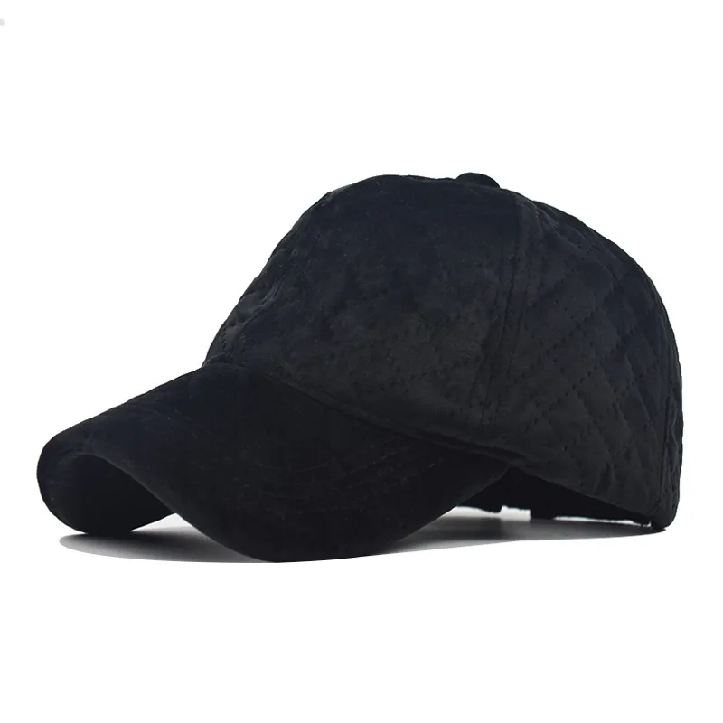 

New corduroy with velvet baseball cap, popular fashion 100 sets of cold-proof duck tongue cap, sunshade cap, father's cap adjust
