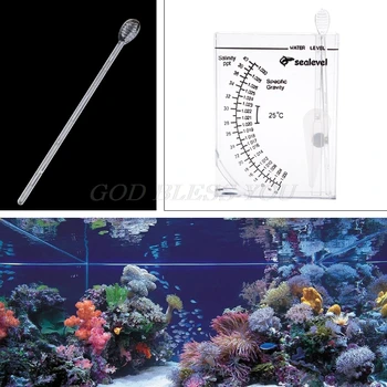 

Marine Hydrometer Reef Fish Tank Aquarium Water Salinity Specific Gravity Test Drop Shipping