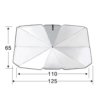

(Risk products are only available in Southeast Asia) Umbrella sunshade, car front windshield umbrella Car Sun Shade Protector