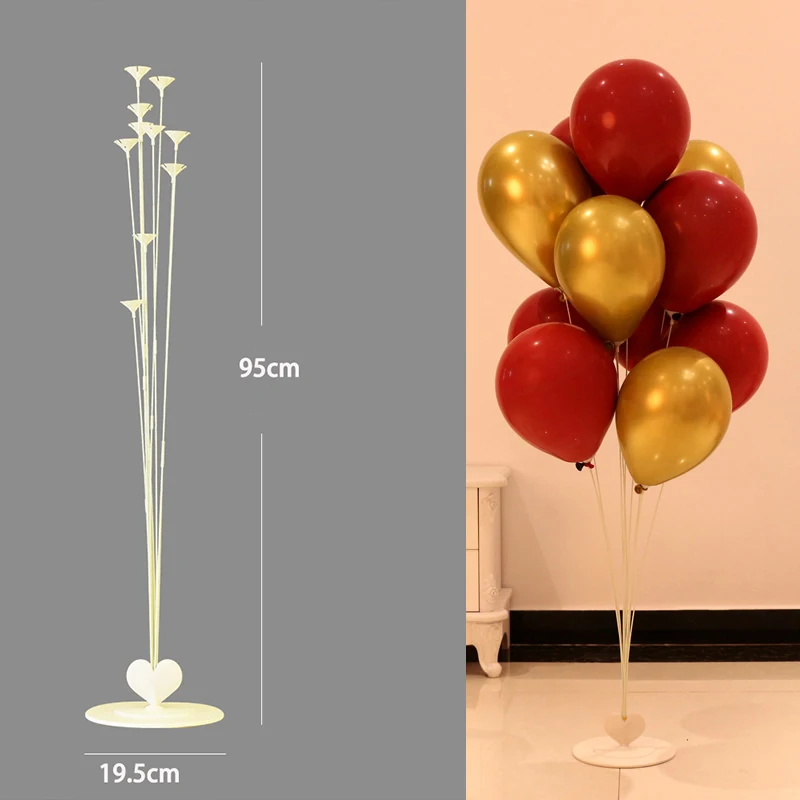  1 Sets Balloons Column Stand Plastic Balloon Support with 11 Tubes Birthday Party Decoration Valent