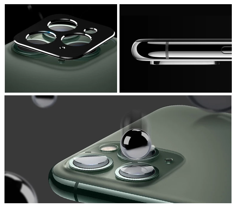 Newset задняя камера объектив протектор экрана для Iphone 11 Pro Max защита экрана металлический задний объектив защитный чехол для Iphone
