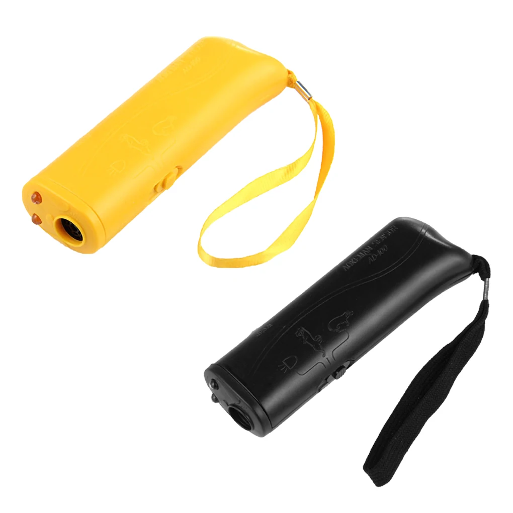 Pet Dog Repeller Anti Barking Stop Bark Training Device Trainer LED Ultrasonic 3 in 1 Anti Barking Ultrasonic Without Battery dog trainer