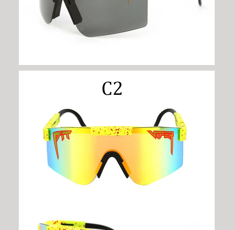 Fashion Pit Viper Sunglasses Men Double 