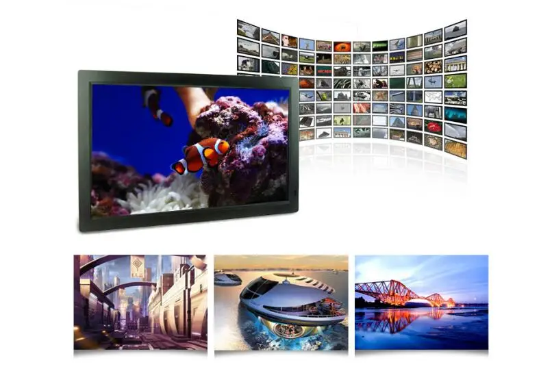 Совершенно новый 21 5 дюймовый FULL HD экран цифровая фоторамка разрешение экрана